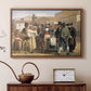 A Charlatan Selling Blacking in the Piazza Barberini in Rome, c. 1840-1849 - Floater Framed Canvas Print