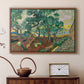 The Garden of Saint-Paul Hospital, 1889 - Floater Framed Canvas Print