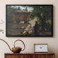 A Catholic Priest in Front of a Sarcophagus, c. 1857 - Floater Framed Canvas Print
