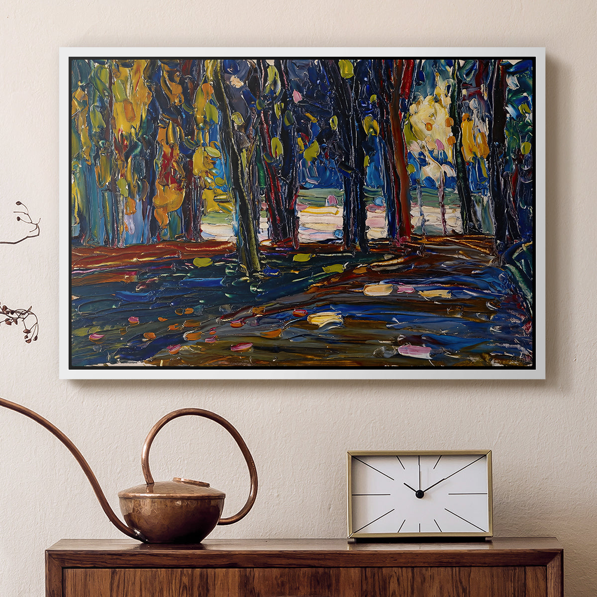 Autumn Study, 1908 - Floater Framed Canvas Print