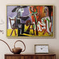 The Painter and His Model, 1963 - Floater Framed Canvas Print