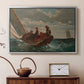 Breezing Up (A Fair Wind), 1873-1876 - Floater Framed Canvas Print