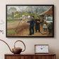 L. A. Ring Painting near Aasum Smithy, 1893 - Floater Framed Canvas Print