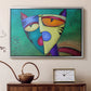 Celestial Cat - Floater Framed Canvas Print