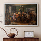 An Auction Scene, 1835 - Floater Framed Canvas Print