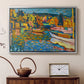 Study for Autumn Landscape with Boats, 1908 - Floater Framed Canvas Print