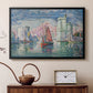 Entrance to the Port of La Rochelle, 1921 - Floater Framed Canvas Print