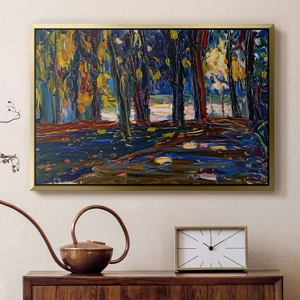 Autumn Study, 1908 - Floater Framed Canvas Print