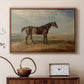 Dr. Syntax, a Bay Racehorse, Standing in a Coastal Landscape, an Estuary Beyond, c. 1820 - Floater Framed Canvas Print