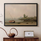 The Stranded Boat, 1863 - Floater Framed Canvas Print