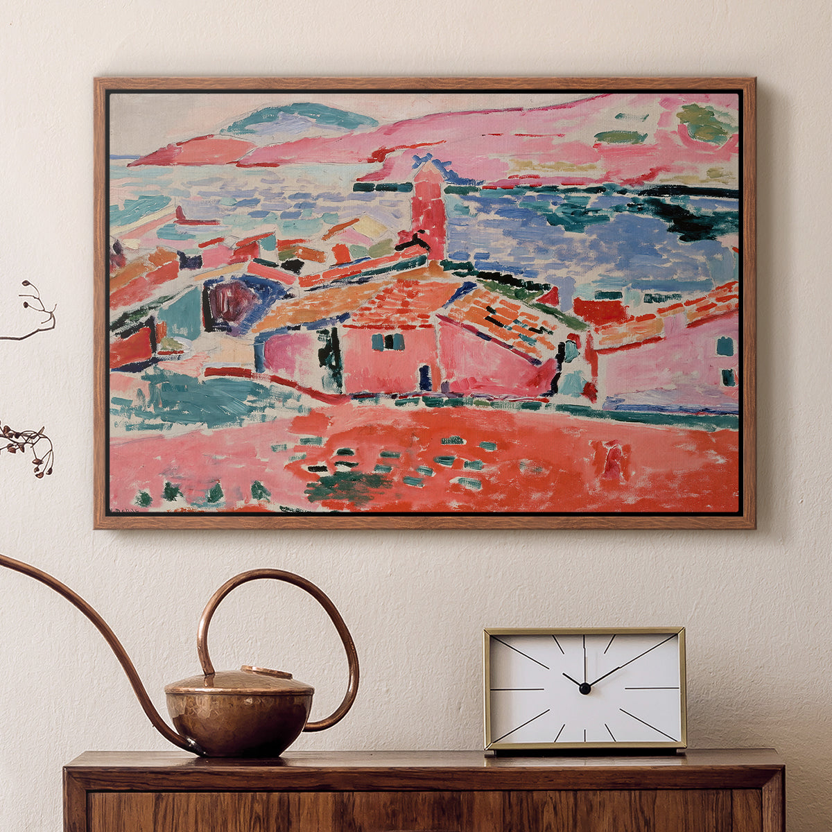 View of Collioure, 1905 - Floater Framed Canvas Print