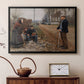 People by a Road, 1893 - Floater Framed Canvas Print