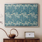Tulip (Teal), 1875 - Floater Framed Canvas Print