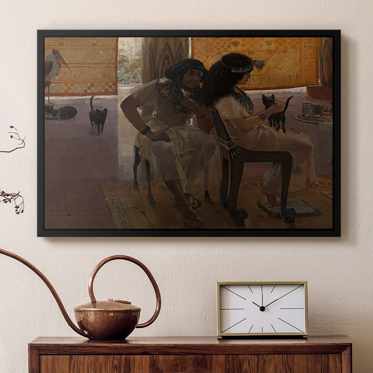 The Age of the Pharaohs, 1914 - Floater Framed Canvas Print