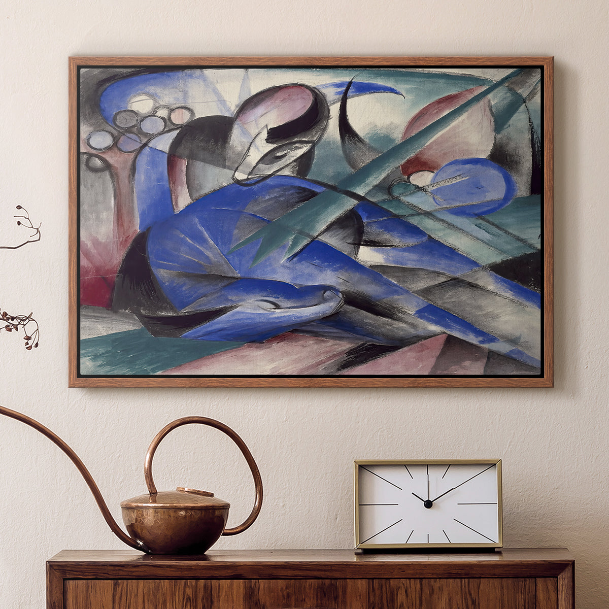 Dreaming Horse, 1913 - Floater Framed Canvas Print