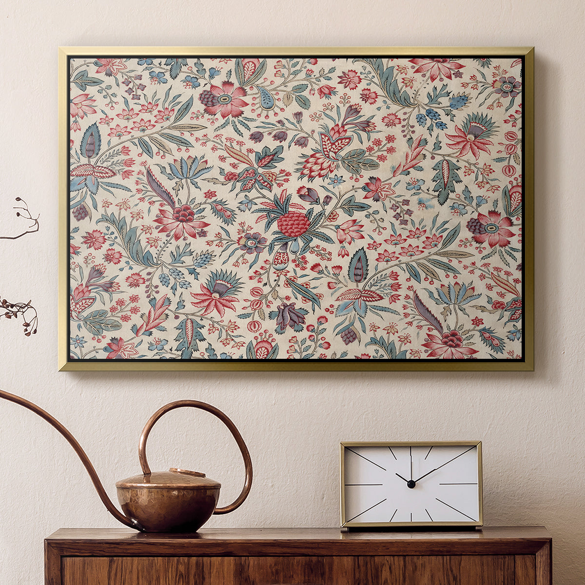 Anaras - Cream, c. 1775-1800 - Floater Framed Canvas Print