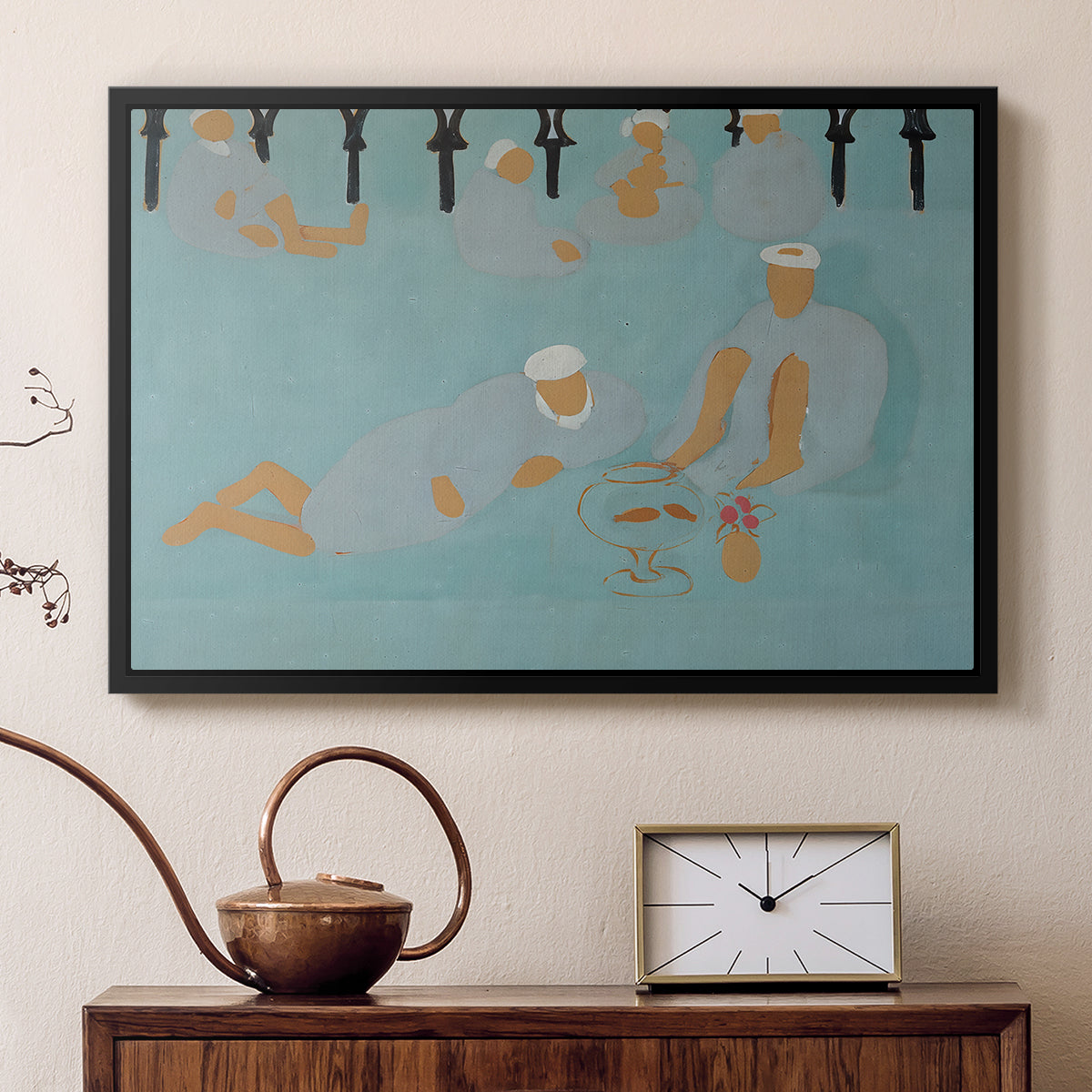 Arab Coffeehouse (Le café Maure), 1913 - Floater Framed Canvas Print