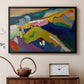 Murnau Mountain Landscape with Church, 1910 - Floater Framed Canvas Print