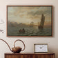 View from the Oslofjord, 1866 - Floater Framed Canvas Print