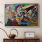 Fragment 2 for Composition VII, 1913 - Floater Framed Canvas Print