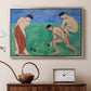 Game of Bowls, 1908 - Floater Framed Canvas Print