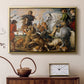 The Wolf and Fox Hunt, c. 1616 - Floater Framed Canvas Print