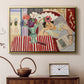 Woman with Anemones (Femme et anémones), c. 1920-1921 - Floater Framed Canvas Print