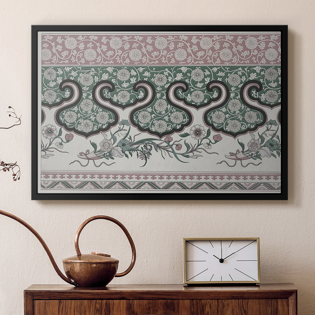 Examples of Chinese Ornament, Pl. LXXVI, 1867 - Floater Framed Canvas Print