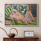 Odalisque Couchée Aux Magnolias, c. 1923 - Floater Framed Canvas Print