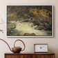 Waterfall in Hallingdal, 1848 - Floater Framed Canvas Print