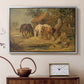 The Midday Meal, 1835 - Floater Framed Canvas Print