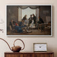 A Group of Danish Artists in Rome, 1837 - Floater Framed Canvas Print