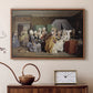 The Maternity Room (Scene from "Barselstuen"), 1845 - Floater Framed Canvas Print