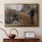 People by a Road, 1893 - Floater Framed Canvas Print