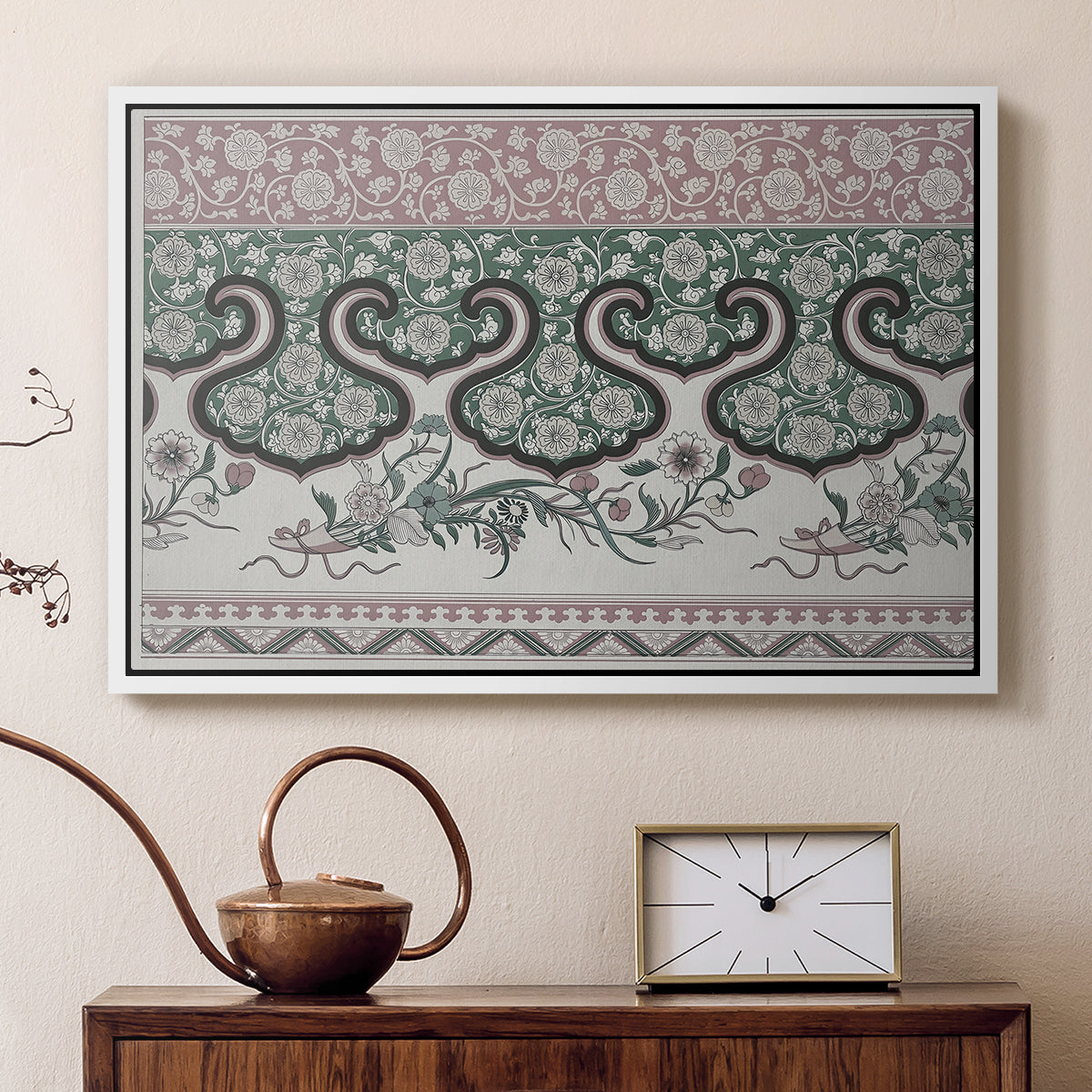 Examples of Chinese Ornament, Pl. LXXVI, 1867 - Floater Framed Canvas Print