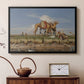 On the Banks of the Nile, Upper Egypt, 1876 - Floater Framed Canvas Print