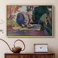 The Luxembourg Gardens, 1901 - Floater Framed Canvas Print