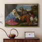 The Holy Family with a Shepherd, c. 1510 - Floater Framed Canvas Print