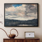 The Lone Boat, North Woods Club, Adirondacks, 1892 - Floater Framed Canvas Print