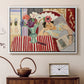 Woman with Anemones (Femme et anémones), c. 1920-1921 - Floater Framed Canvas Print