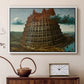The Tower of Babel, c. 1568 - Floater Framed Canvas Print