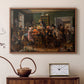 An Auction Scene, 1835 - Floater Framed Canvas Print