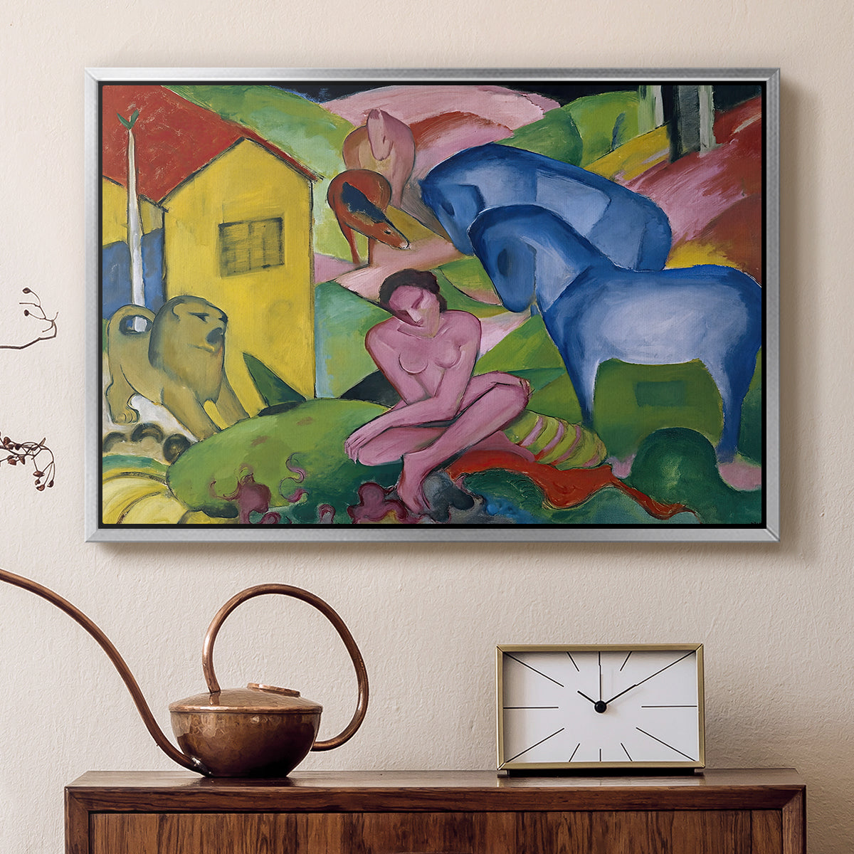 The Dream, 1912 - Floater Framed Canvas Print