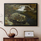 By the Mill Pond (En Mølledam), 1850 - Floater Framed Canvas Print