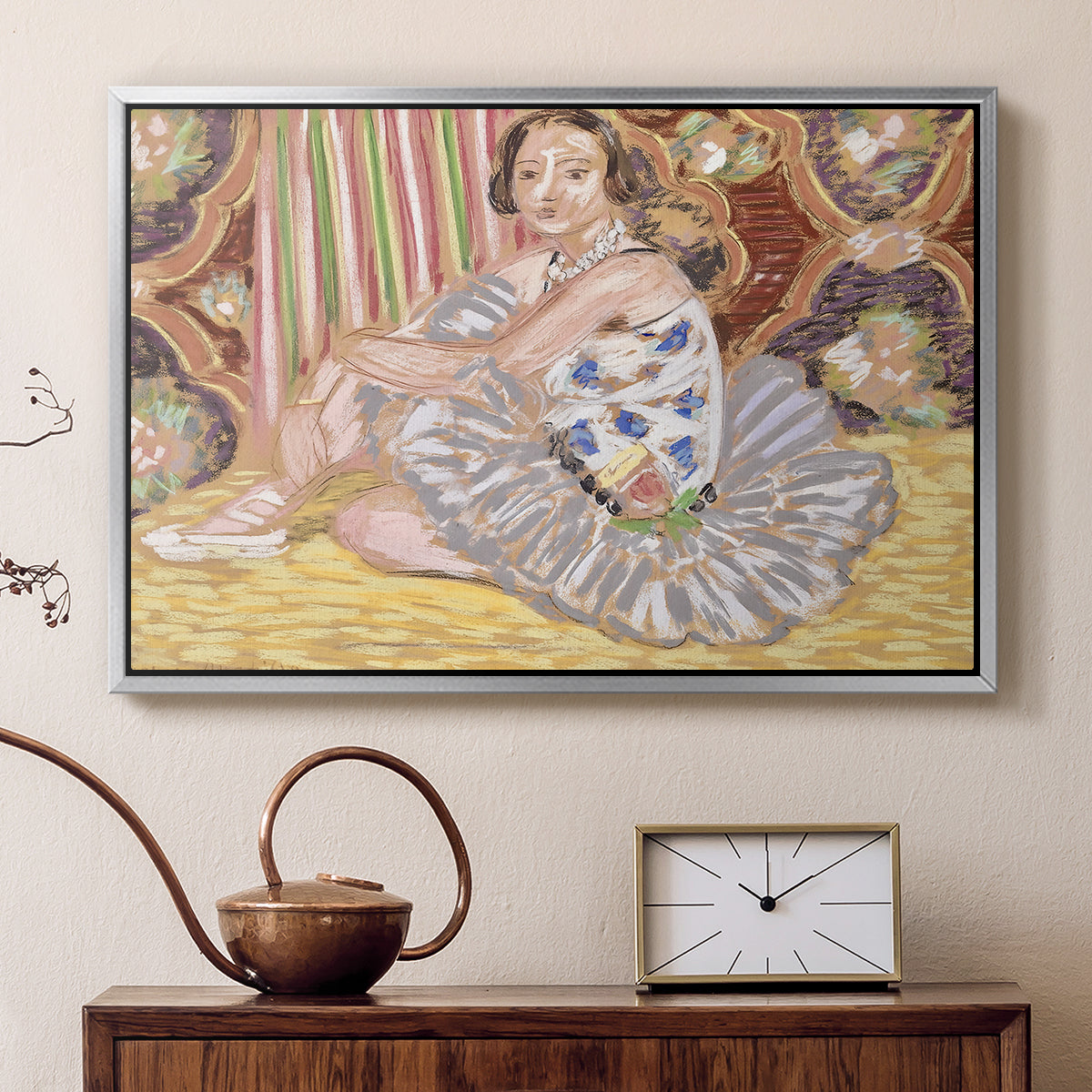 The Dancer (La danseuse), c. 1927 - Floater Framed Canvas Print