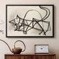 Study of a Cat (Étude de chat), 1946 - Floater Framed Canvas Print