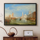 Venice: The Dogana and San Giorgio Maggiore, 1834 - Floater Framed Canvas Print