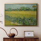 Field with Irises near Arles, 1888 - Floater Framed Canvas Print