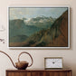 The Dachstein from the Plassen near Hallstatt, 1827 - Floater Framed Canvas Print