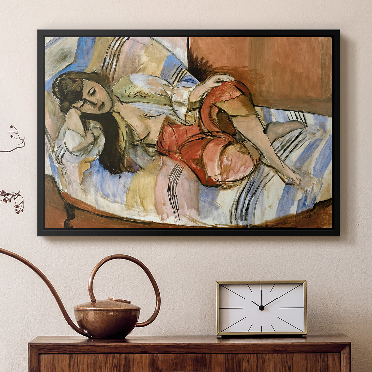 Odalisque, 1923 - Floater Framed Canvas Print